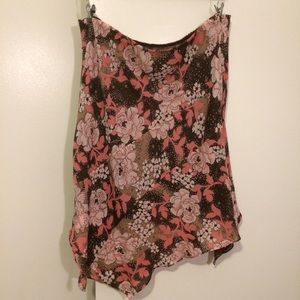 Flowered Lane Bryant skirt